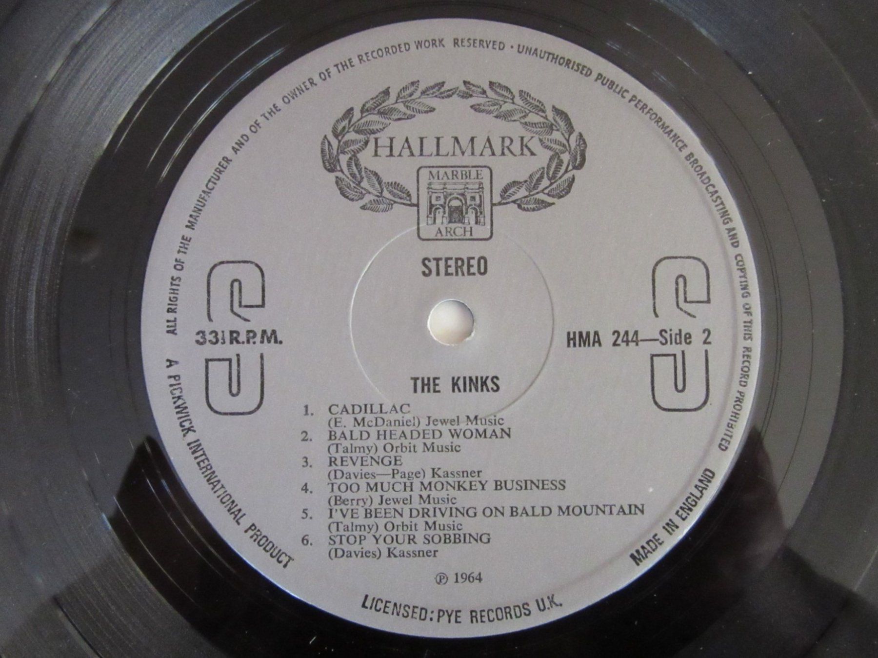 Dischi in vinile: Langspielplatte THE KINKS - KINKS – Usato da Degersheim venduto da Tforelle 5