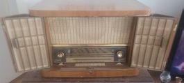 Radio à lampes Siemens Schatulle H52 vintage – non testée