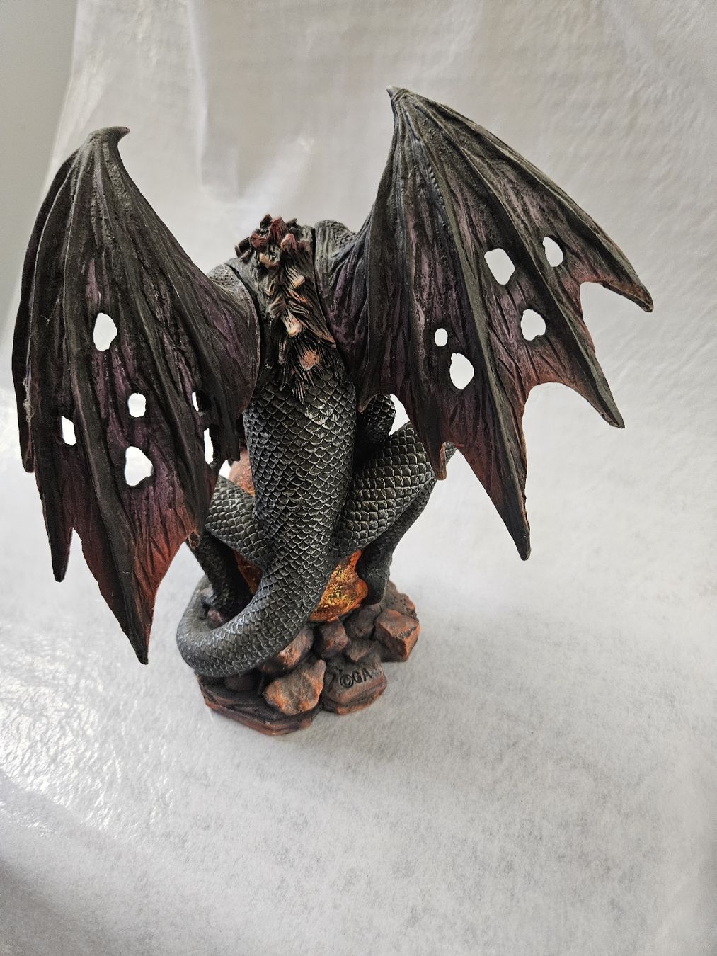Statuette: Drachen mit Lava Ei 28cm – Nuovo (secondo la descrizione) da Dielsdorf venduto da Kenan997 1
