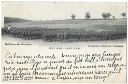 Defilieren  der  Infanterie    EIDG. ARMEE  -  ARMÉE  SUISSE