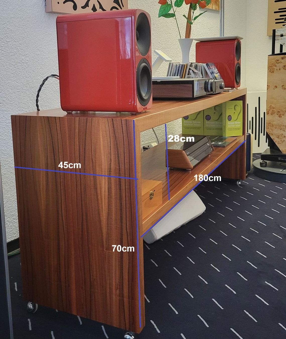 Mobili TV: TV-HiFi-Sideboard aus Kirschholz – Usato da Schaan venduto da hifiproject 3