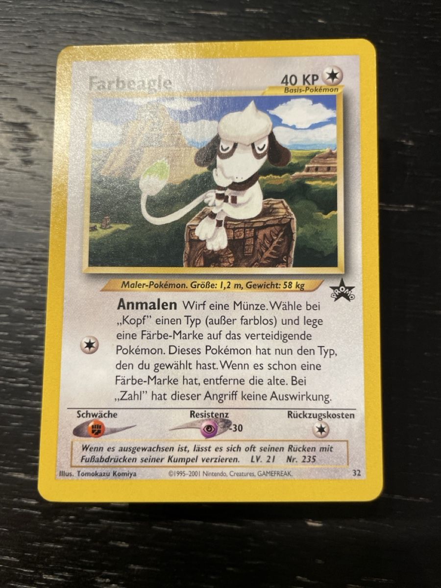 Pokémon Carte collezionabili: Pokemon promo 32 vintage Farbeagle – Usato da Hugelshofen venduto da Suimosa