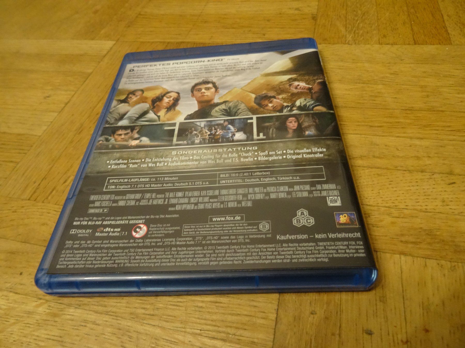 Tutti i DVDs: Maze Runner - Die Auserwählten IM Labyrinth – Usato da Olten venduto da Disc-Verkauf 2