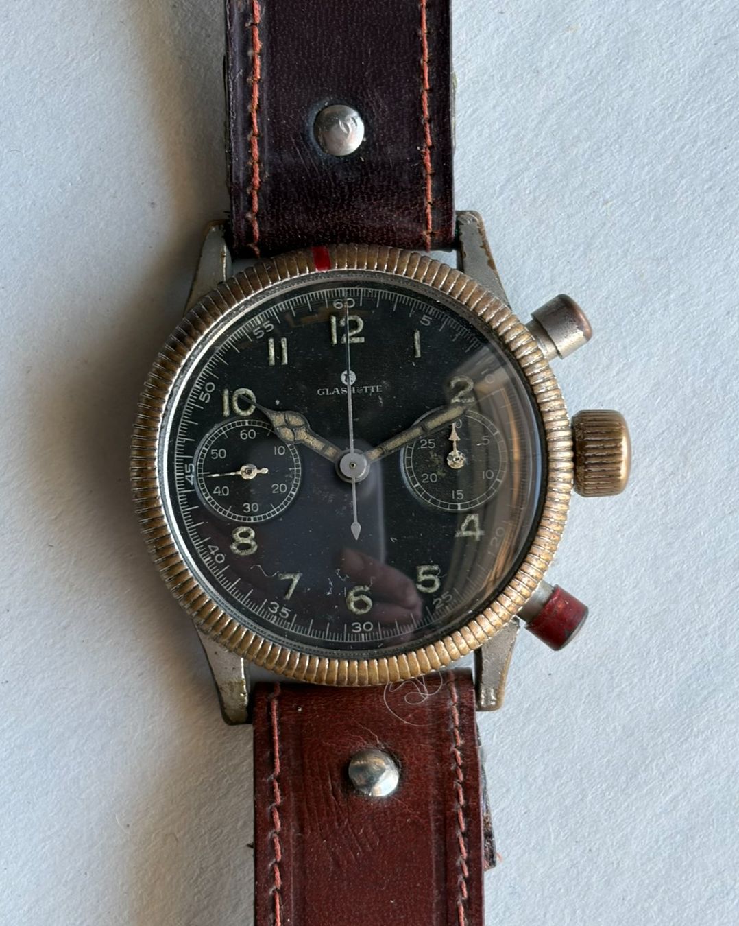 Orologi: 1940s Tutima Glashutte Urofa 59 - original strap - SUPERB – Usato da Pregassona venduto da camus84 1