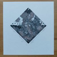Exlibris Natalija Cernetsova - Original Radierung signiert