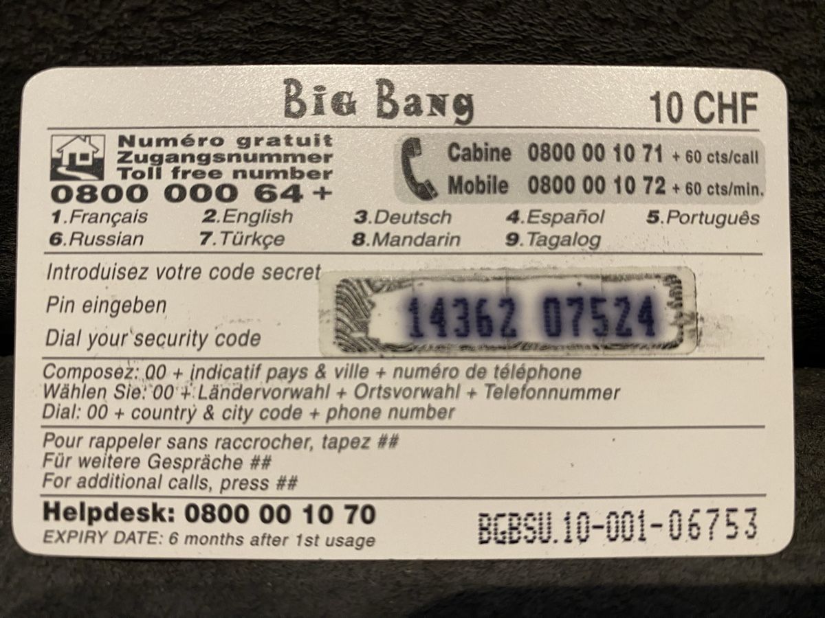 Schede telefoniche: Carte dos 2 – Usato da Lausanne venduto da babacard10 1