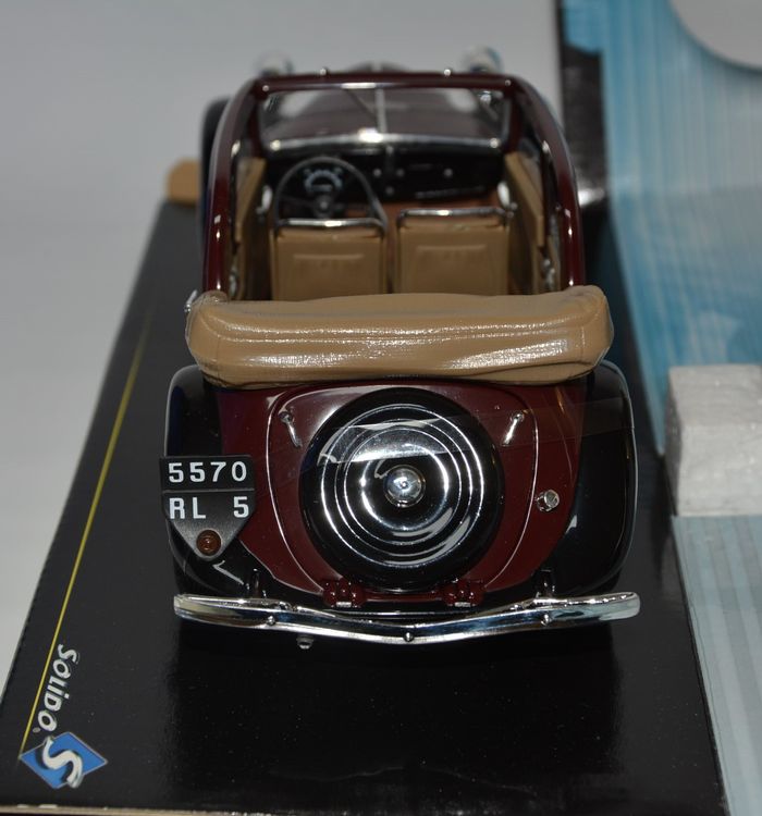 Citroën Traction AV 11 Black Sedan From 1938  Solido Reference 8177 Echelle 1 18eme