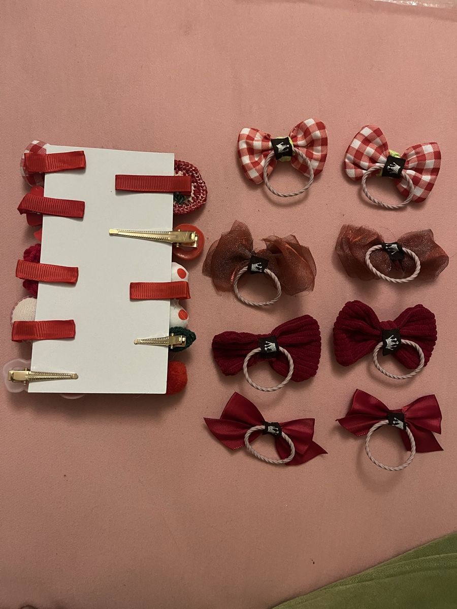 Haarschmuck: Haarschmuck-Set Rot.neu ungebraucht – Neu und originalverpackt aus Olten von sae_82z2 1