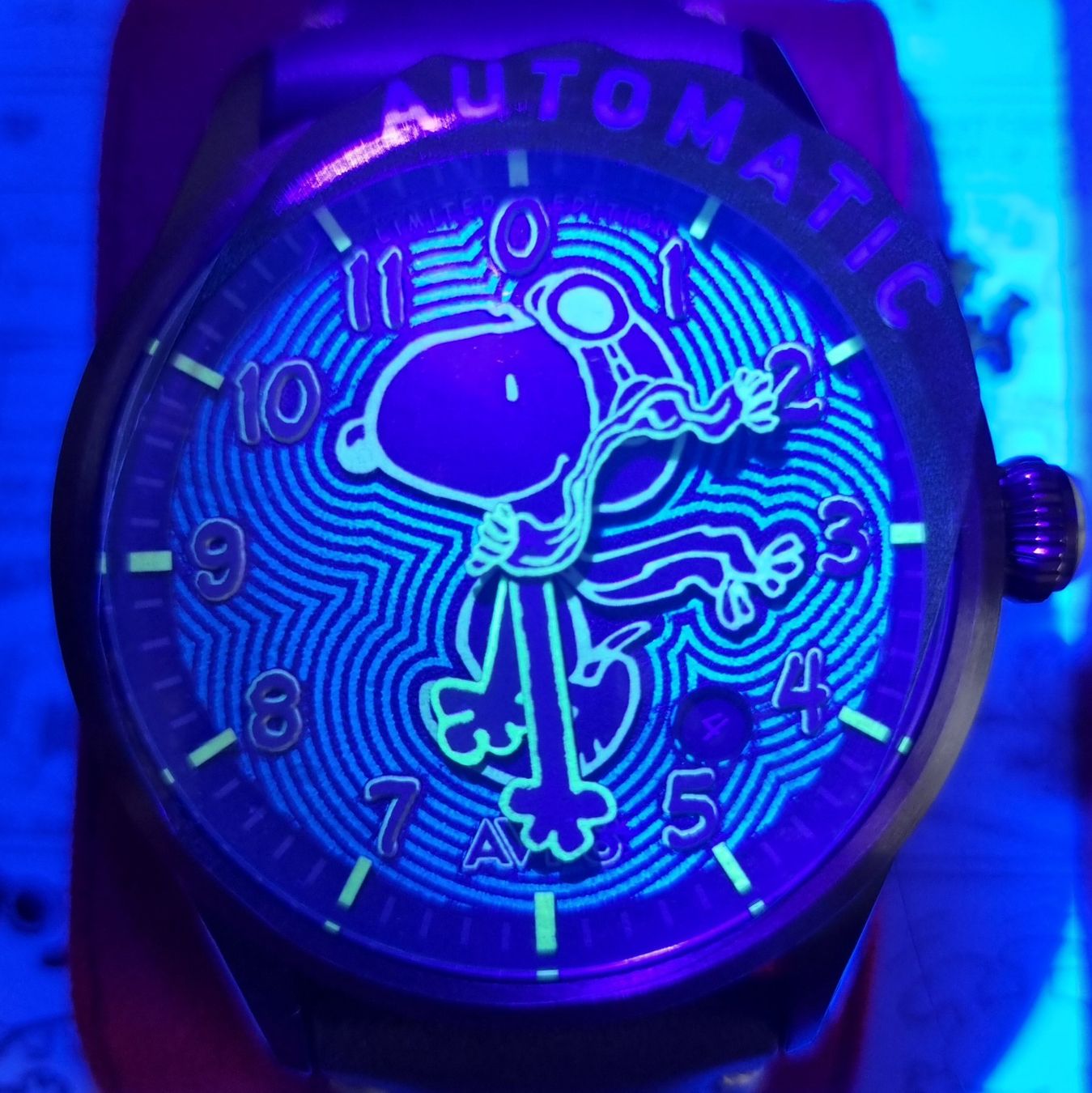 AVI-8 Orologi: AVI-8 x Peanuts Limited Edition – Nuovo e nell'imballaggio originale da Lüsslingen venduto da Antalos 4