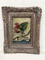 Antike Malerei Blumen J. Bu 1941