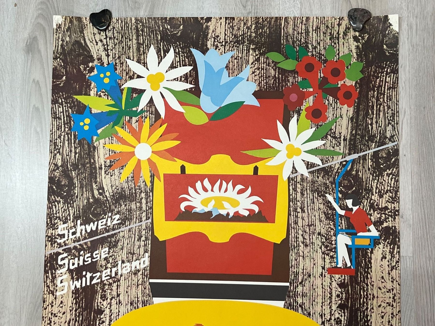 Poster & Bilder: Plakat original Amden von A. Erni 1970 – Gebraucht aus Vaduz von Unikate-Markt 2