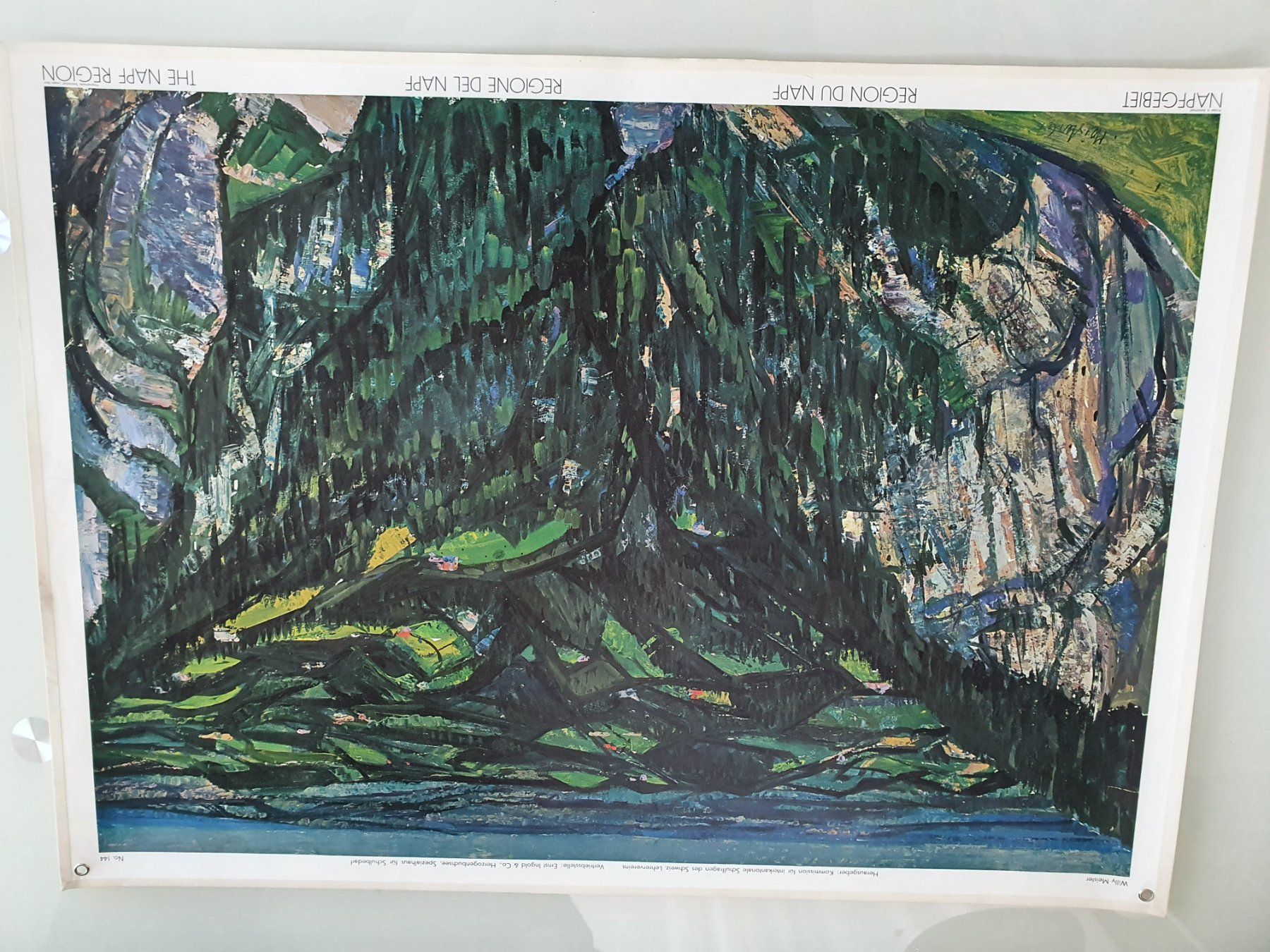 Posters & Illustrations: Schulwandbild Nr. 144 Napfgebiet – D'occasion à Fribourg par YannDuc