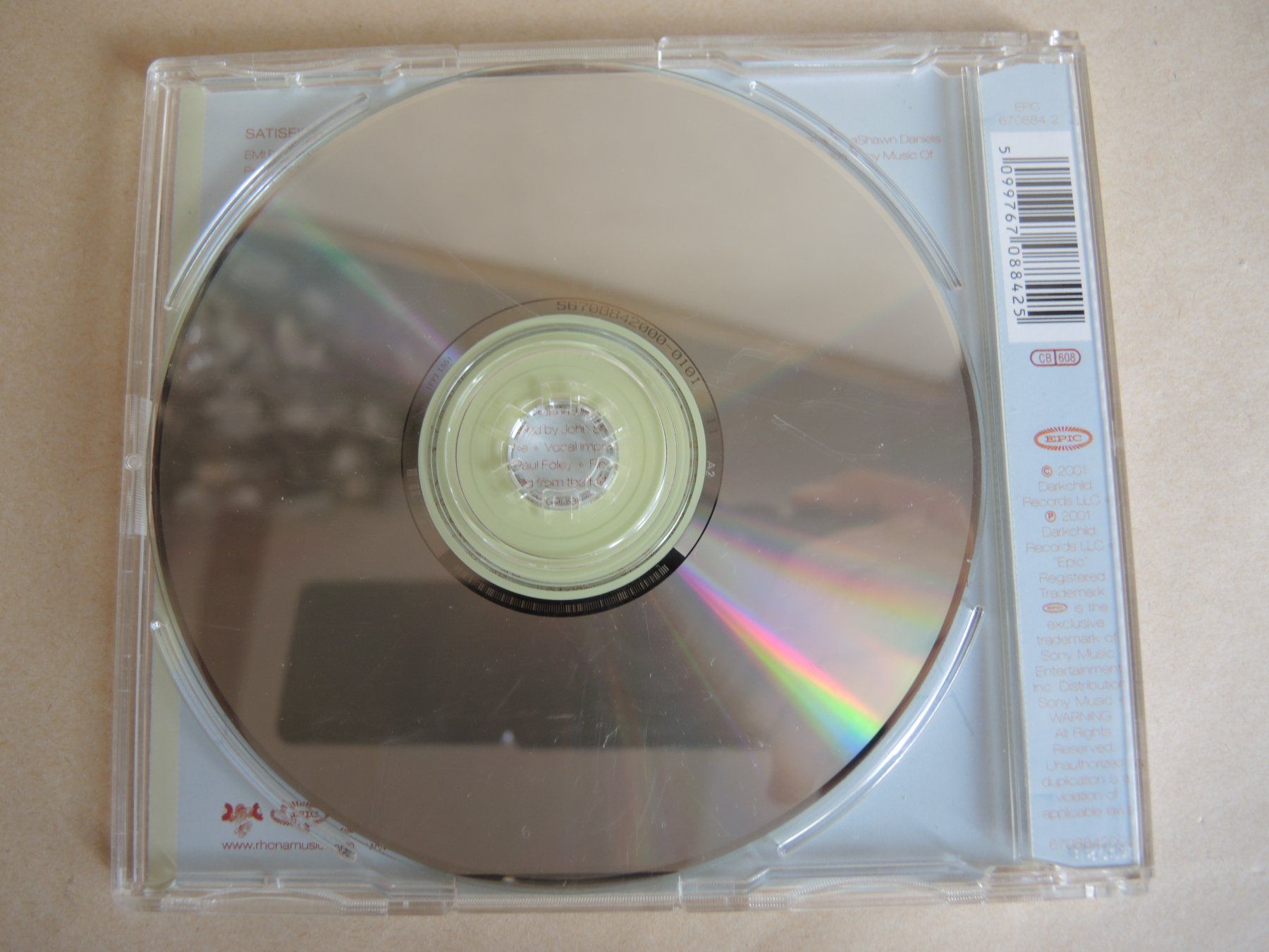 CD: Rhona Satisfied CD - Single – Usato da Rorschach venduto da Pop-upBrocki 3
