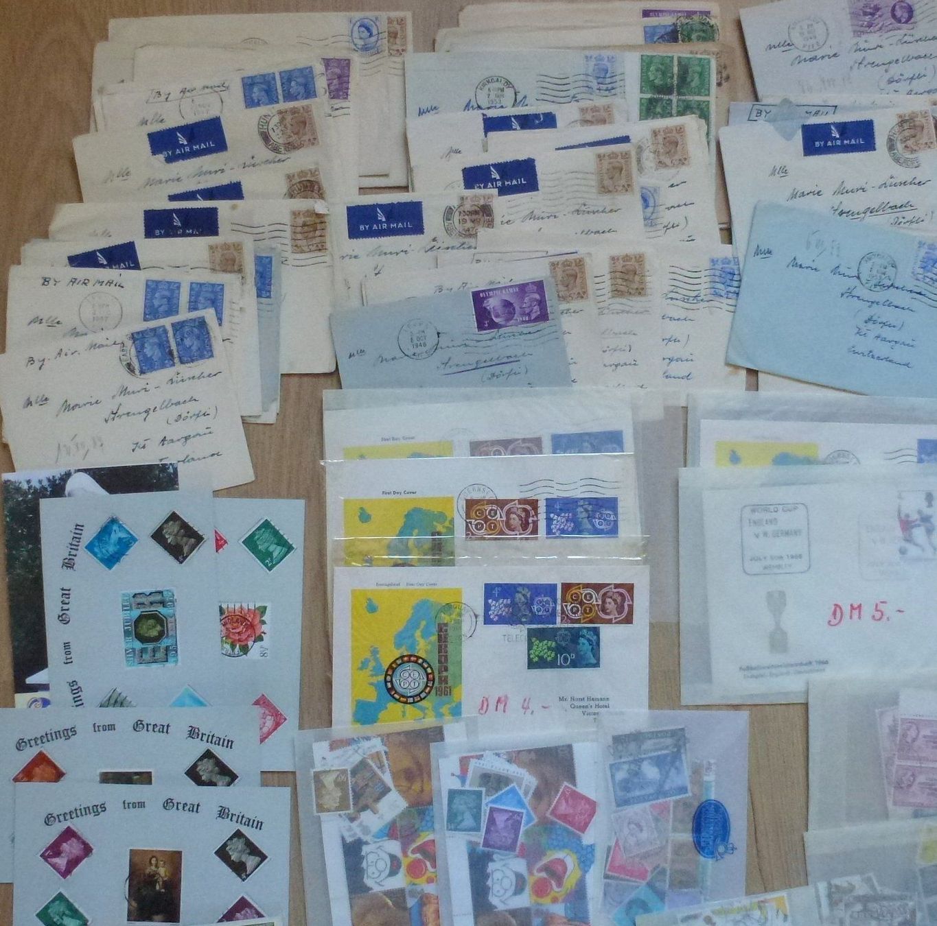 Alle Briefmarken: Dupletten Sammlung aus England ab uralt – Gebraucht aus Walkringen von Casablanca777 1
