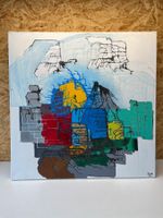 Stadt im Sonnenuntergang von Maria Jeker 2018     (ID XL40)
