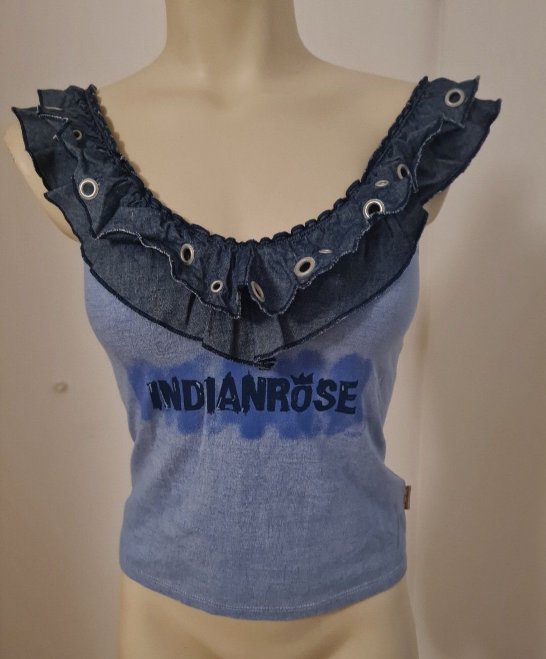 Top: Lässiges Top im trendigem Jeansoptik – Usato da Luzern venduto da asmele2