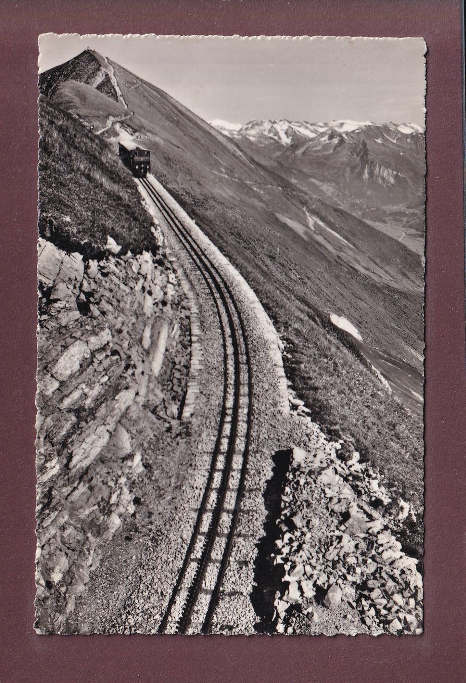 Ansichtskarten: BRIENZER ROTHORN - Bahn - 1950 – Gebraucht aus Pully von nicecards