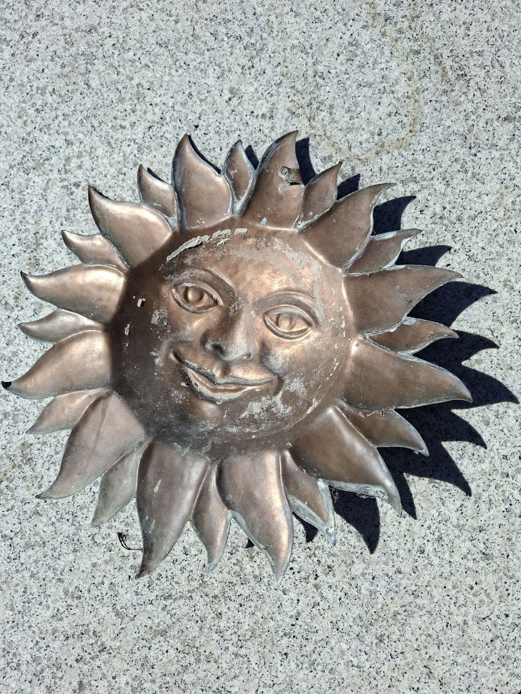 Alle Dekorationen: Fröhliche Messing  "Sonne"  – Gebraucht aus Ipsach von jpbo 5