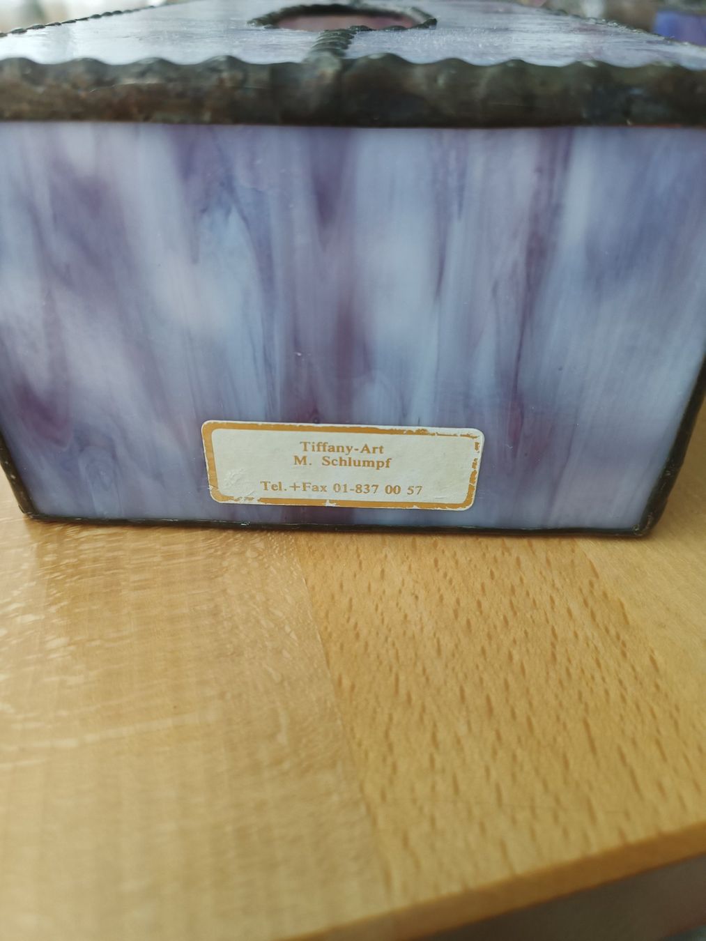 Altro in Decorazioni & Accessori: Vintage Tiffany-Glas-Taschentuchbox – Usato da Birr venduto da sen_sy55 6
