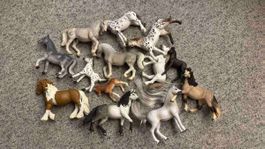 Schleich 12x Spielzeug Tierfiguren Pferde