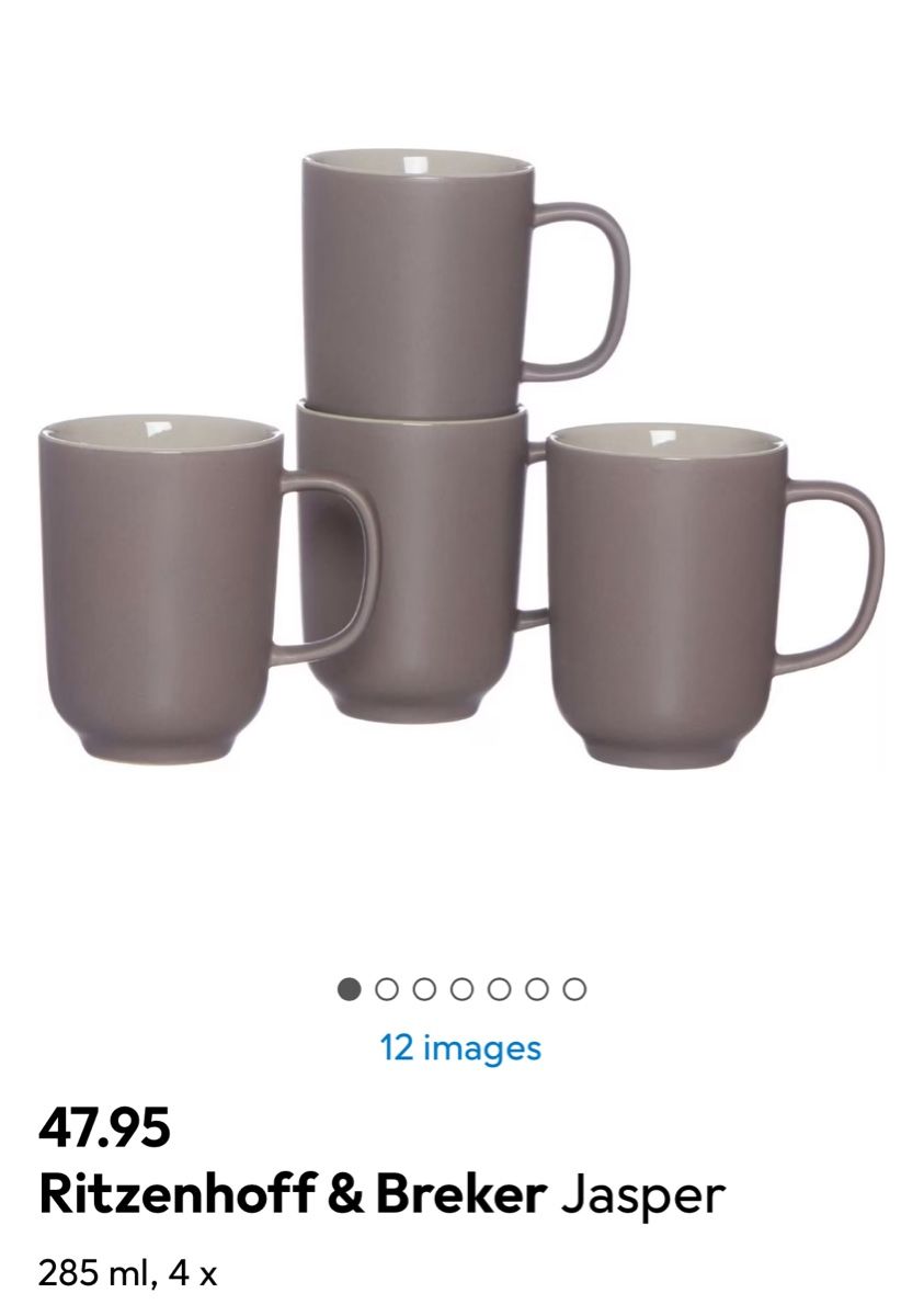 Ritzenhoff Tazze: Ritzenhoff & Breker Cups Set – Usato da Richterswil venduto da Kitchenware13 4