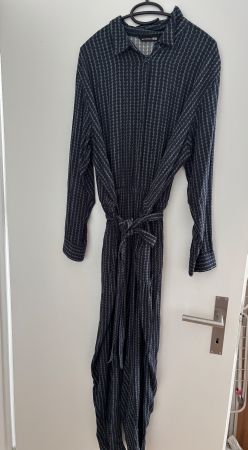 Marimekko Jumpsuit Overall Gr. XL blau grün Punkte