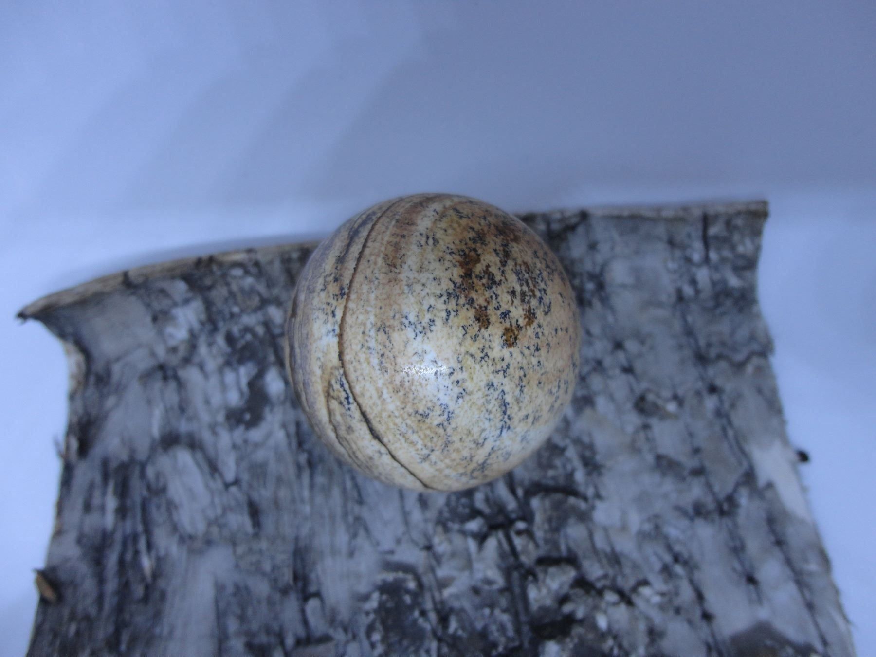 Mineralien & Heilsteine: Kugel - Landschafts- Jaspis  A – Neu (gemäss Beschreibung) aus Biberist von Steine 1
