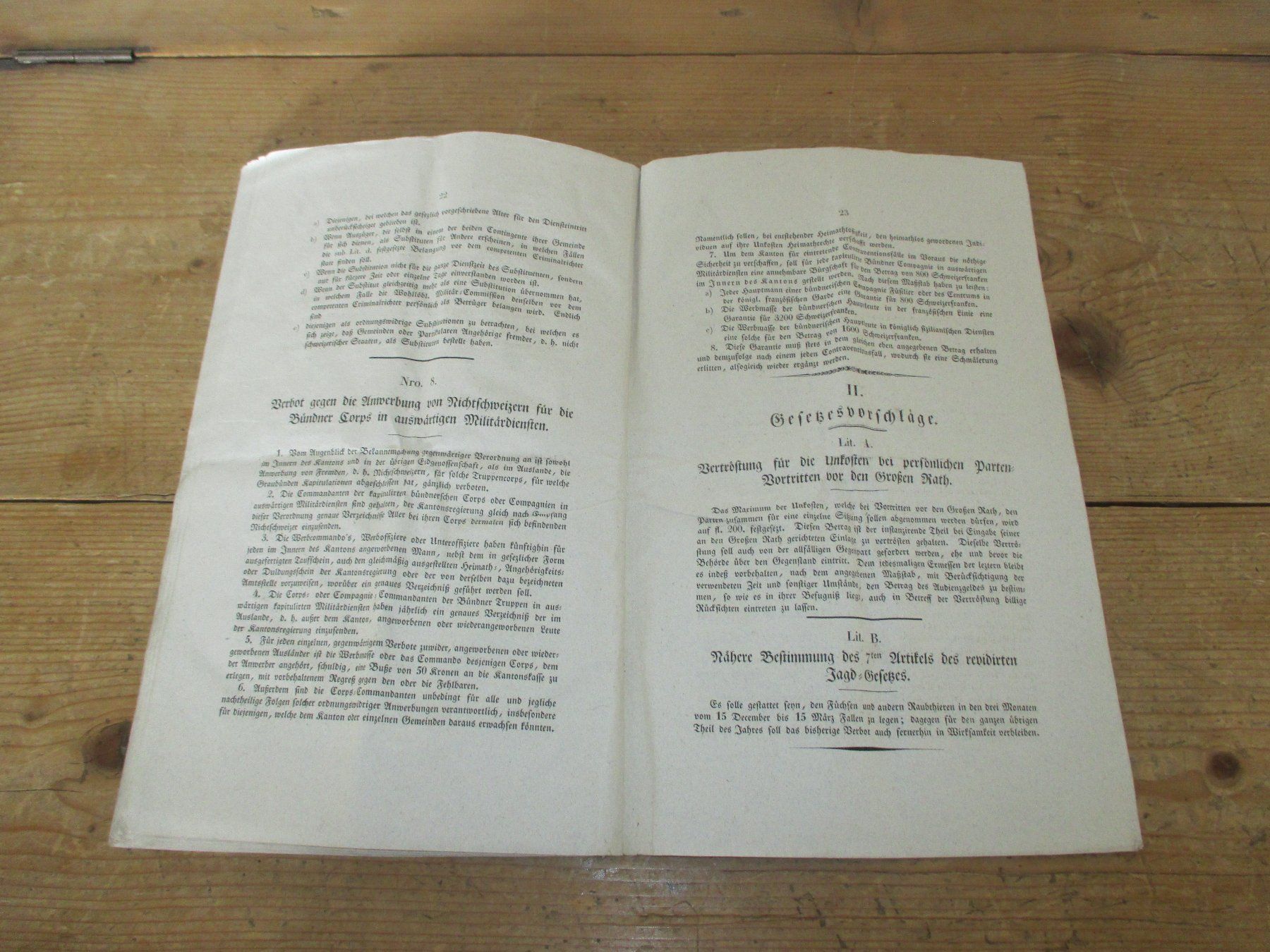 Libri: Der Grosse Rath des Kantons Graubünden 1830 – Usato da Flims - Dorf venduto da Stagediver 5