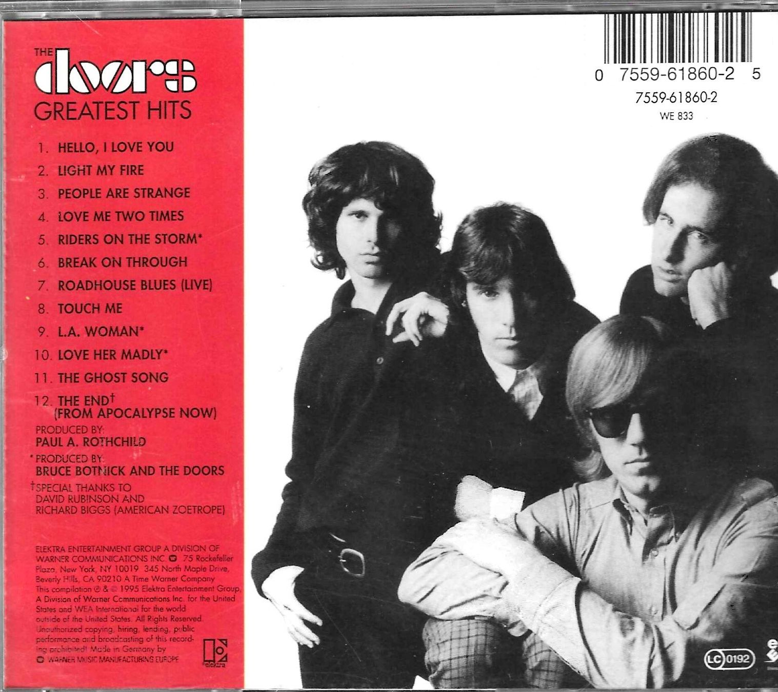 CDs: The Doors - Greatest Hits – Gebraucht aus Savagnier von Ne2065 1