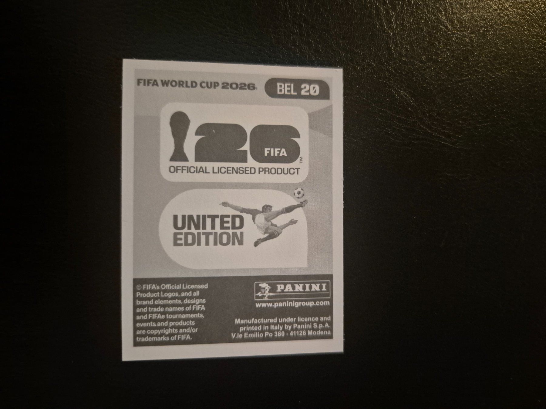 Panini Carte collezionabili: Panini WM 26 BEL 20 – Nuovo (secondo la descrizione) da Rorschacherberg venduto da AJ3108 1