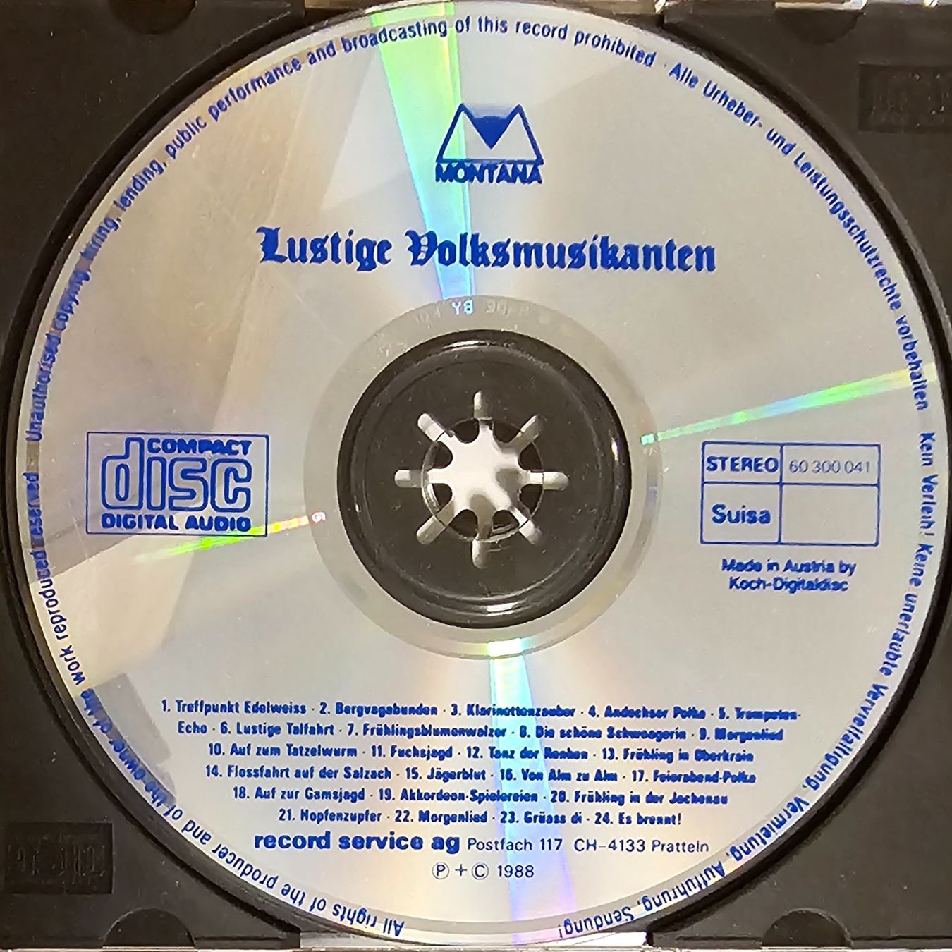 CD: Various - Lustige Volksmusikanten – Usato da Wahlen b. Laufen venduto da Cg10 1
