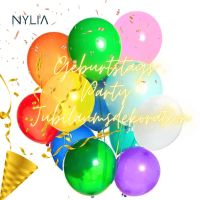Naturlatex Luftballons – Deko für Geburtstag & Taufe XL