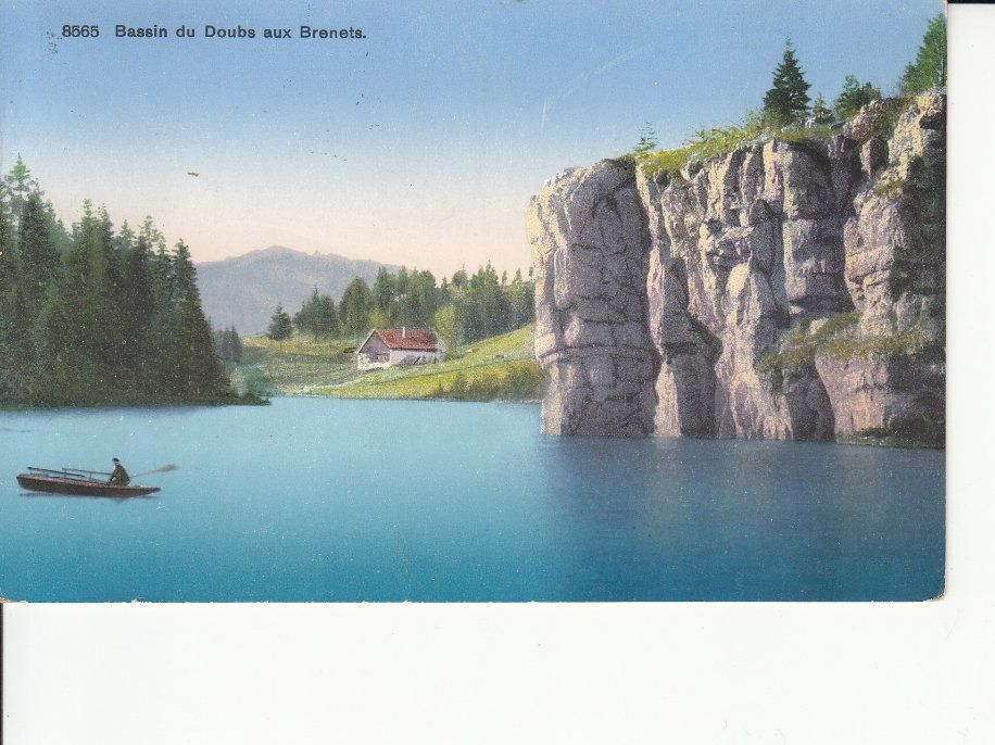Cartoline postali: Doubs aux Brenets 1952 – Usato da Bürglen TG venduto da StampGraf