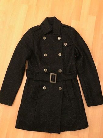 Damen Mantel Wolle Benetton XS/38