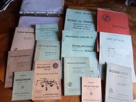 Rotax Motoren Ersatzteile-Liste Handbuch Bedienungsanleitung
