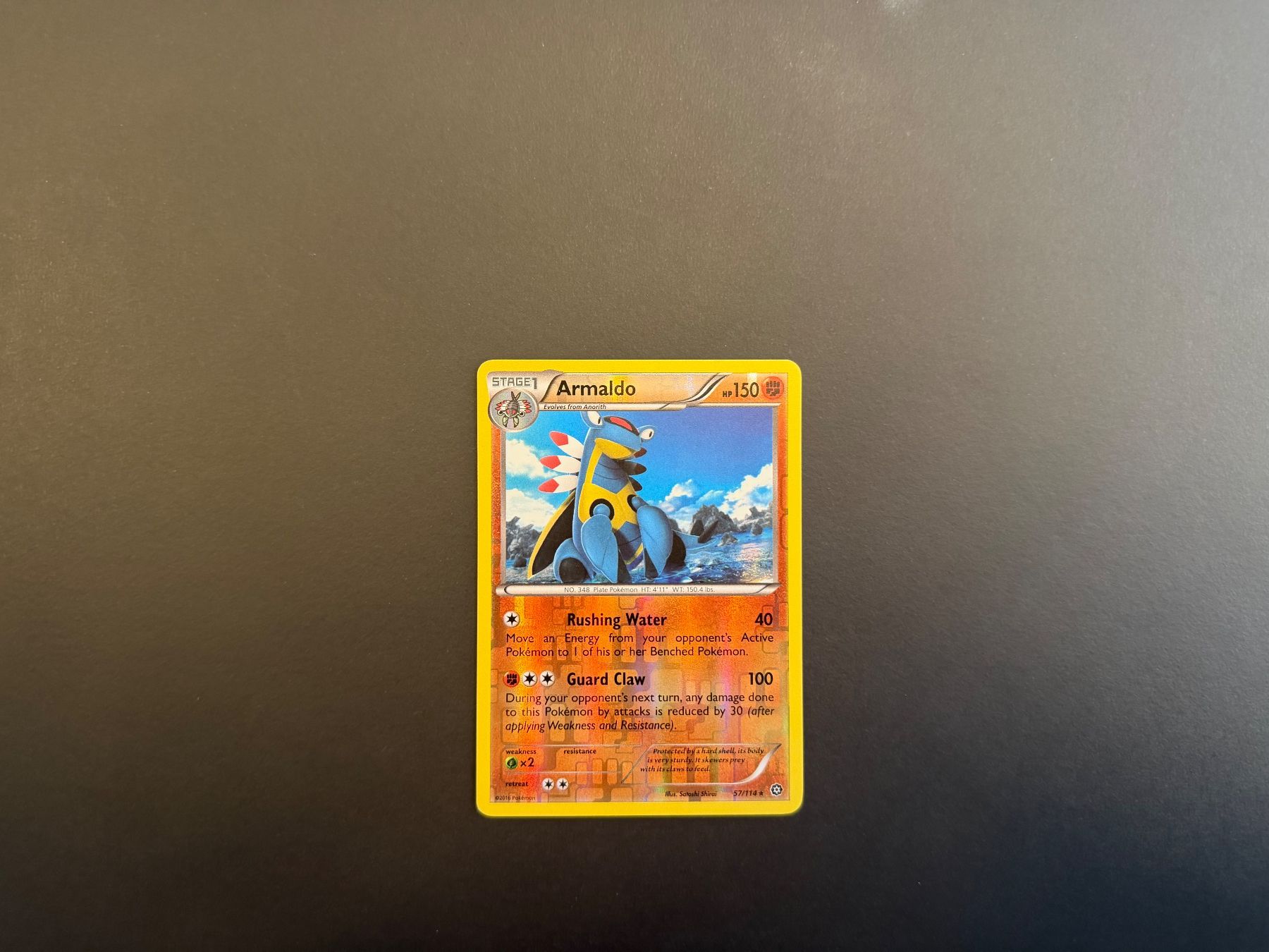 Pokémon Sammelbilder & Trading cards: Armaldo 57/114 – Gebraucht aus Zürich von mountainwizard00