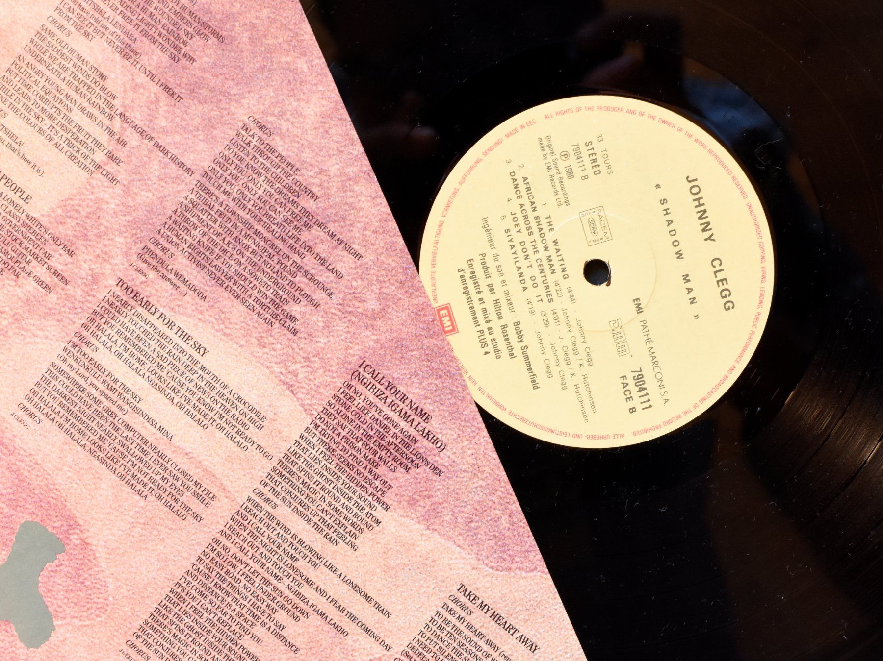Dischi in vinile: Johnny Clegg & Savuka - Shadow Man – Usato da Belmont-sur-Yverdon venduto da ag97 3