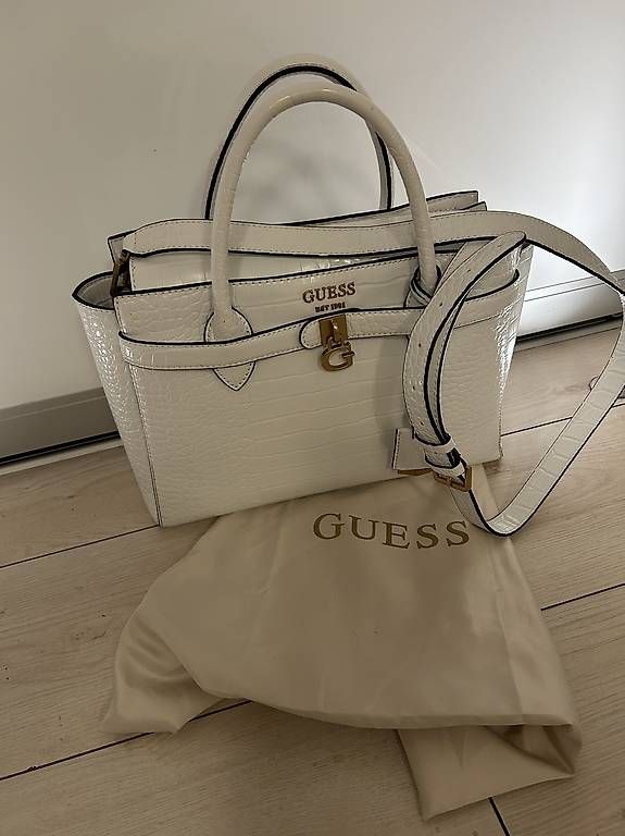 Borse da donna: Guess Est. 1981: Borsa bianca – Usato da Balerna venduto da bfa_x265