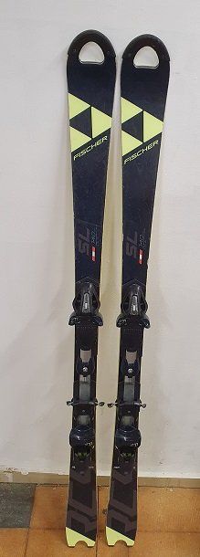 Ski Fischer RC4 SL FIS 140 Cm - Fixations Tyrolia 7.5 - Occasion Ex-location - Ski De Piste