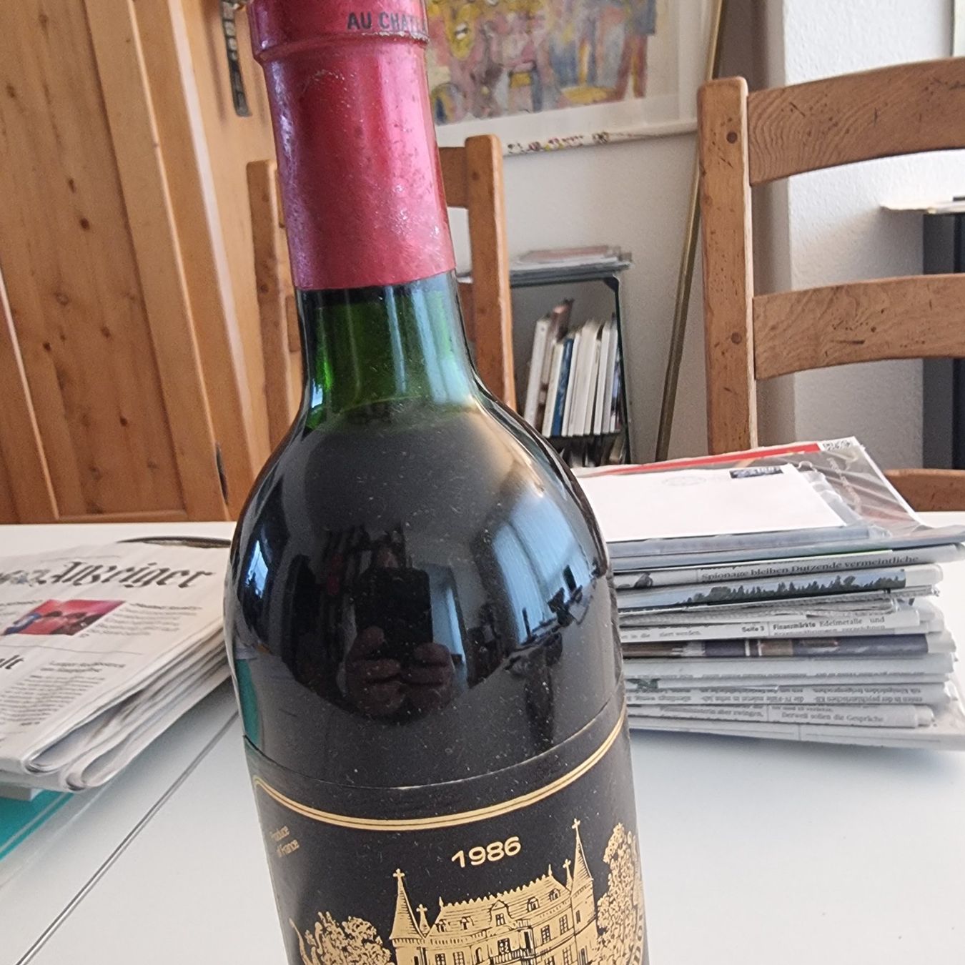 Palmer Vino: Chateau Palmer 1986 – Usato da Cham venduto da ErnstKuhn 1
