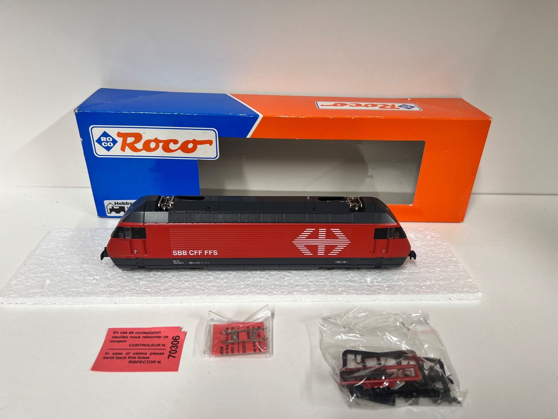 Roco Modellini di ferrovie: Roco 43655 HO SBB Re 460 Digital – Usato da Geroldswil venduto da TopTrain54 1