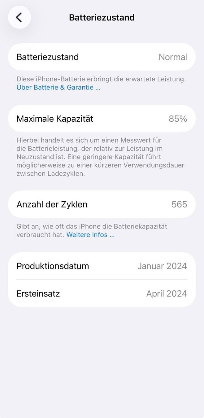 Apple Handys / Smartphones: iPhone 15Pro 512GB – Gebraucht aus Meilen von cmo_njb8 5