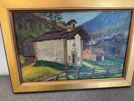 Ernest BECKER (1883-1978) Tableau peinture sur panneaux