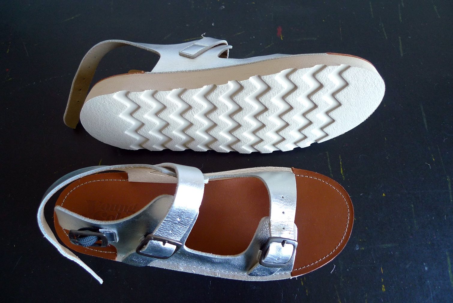 Scarpe per ragazze: Young Soles / Sandalen / NEU / Silber – Nuovo (secondo la descrizione) da Zürich venduto da Supetar 8