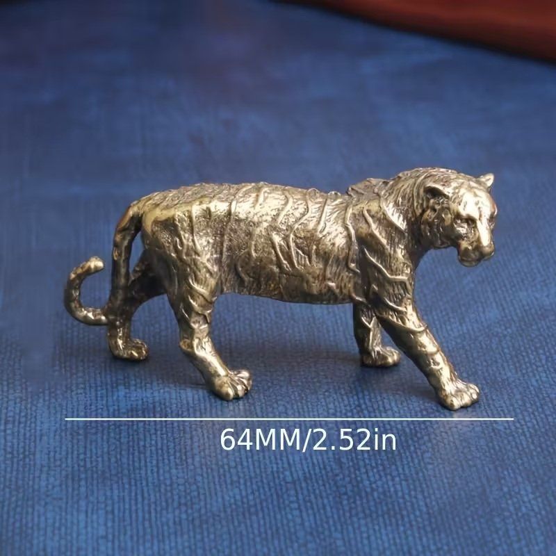 Statuette: Tiger aus Messing  - Vintage Deko – Nuovo (secondo la descrizione) da Uerkheim venduto da Justi.y 4