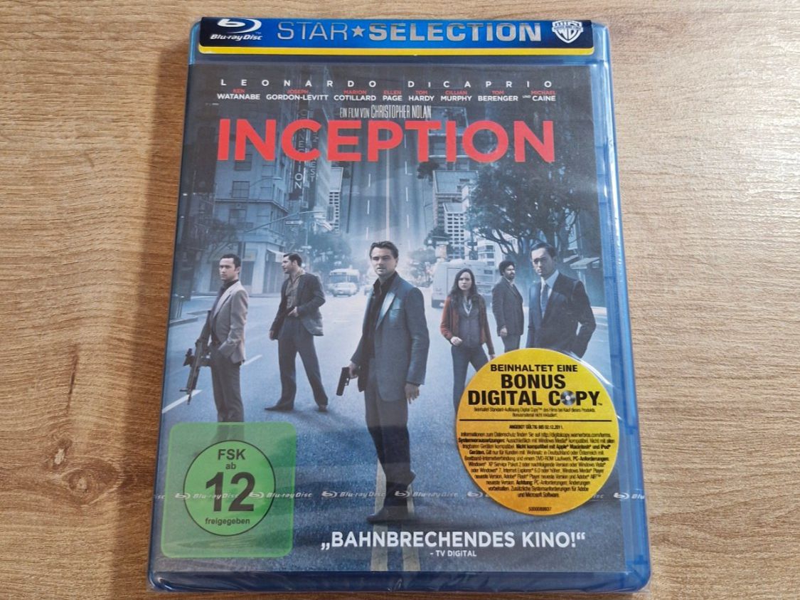 Tutti i DVDs: Inception (2010) NEU OVP Bluray – Nuovo e nell'imballaggio originale da Pfungen venduto da Whitie