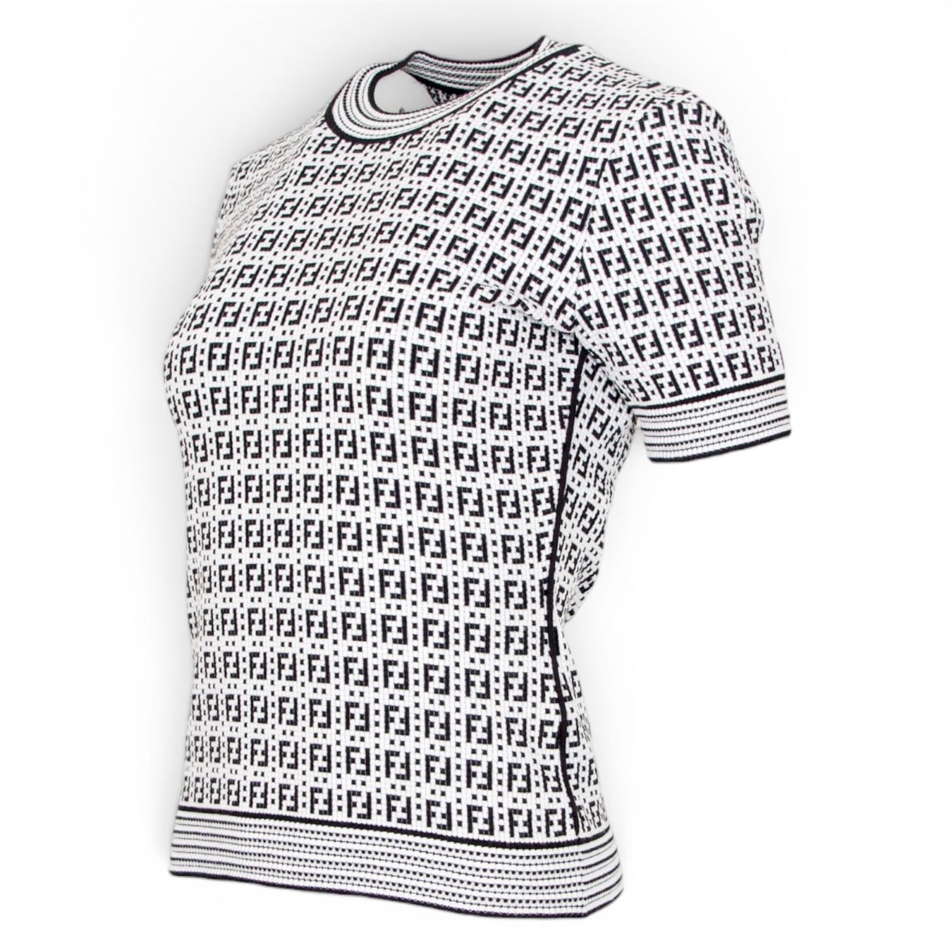 Fendi T-shirt: Fendi Kurzarm schwarz/weiss IT 40 DE 36 – Usato da Binningen venduto da Designerlabels 2
