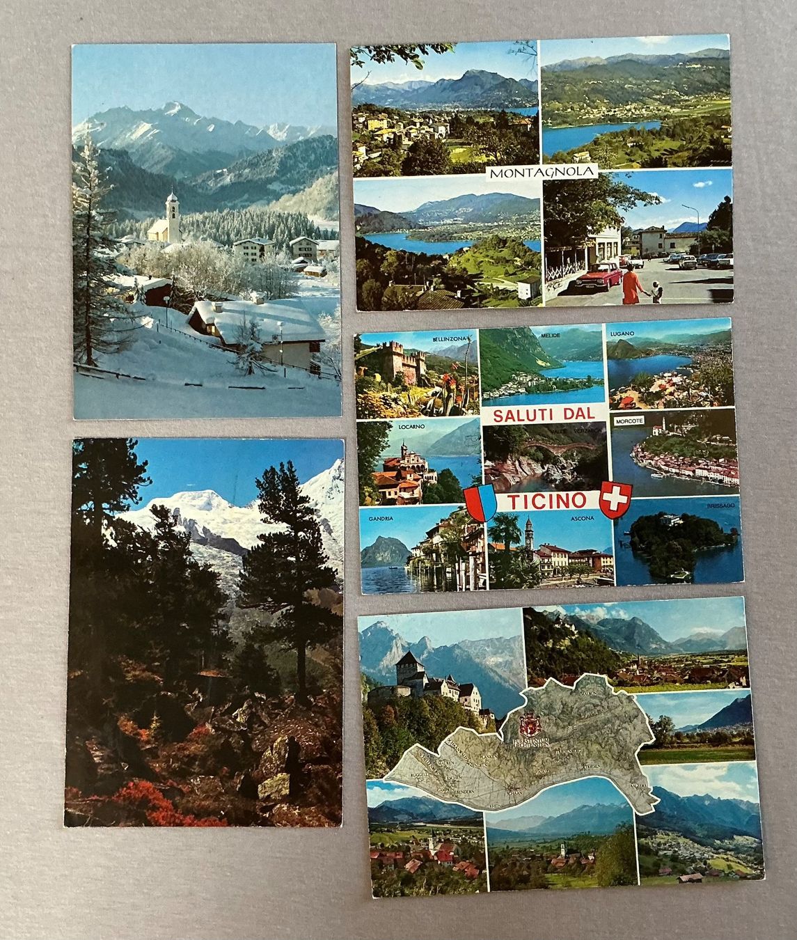 Ansichtskarten: Lot Ansichtskarten - Postkarten gelaufen / Schweiz – Gebraucht aus Stettlen von togram4 4