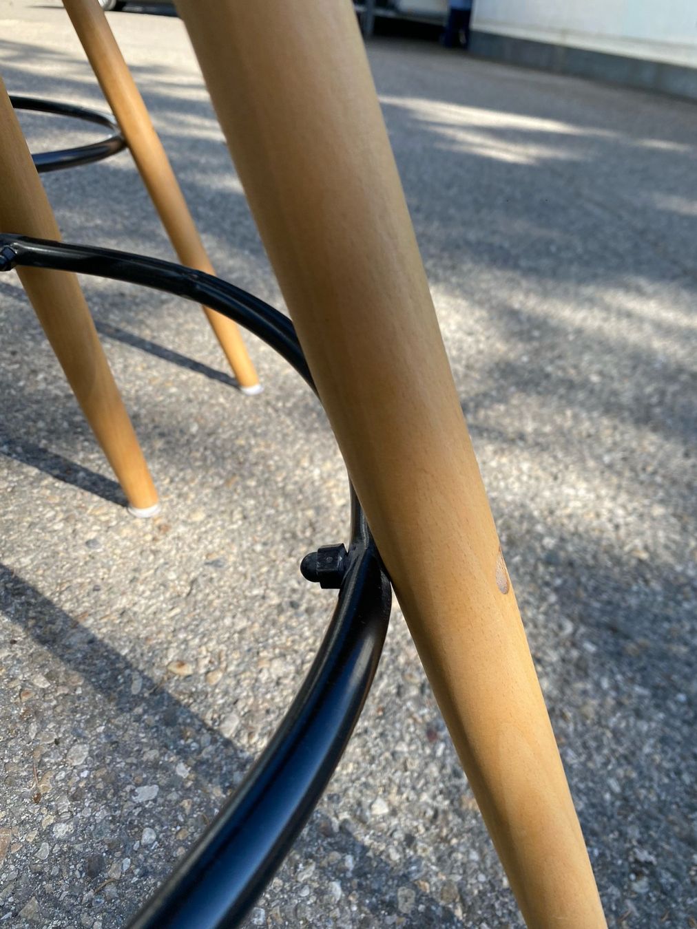 Seggioloni: Lot de 2 chaises de bar blanches – Usato da St-Blaise venduto da Windy2 3