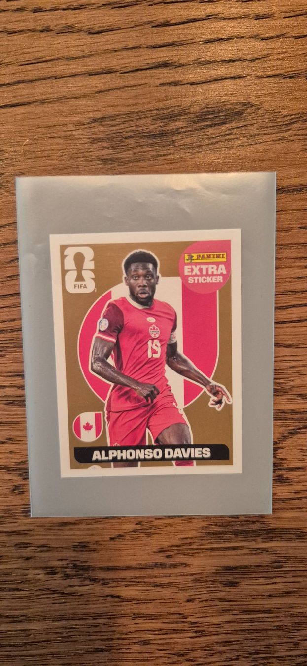 Panini Carte collezionabili: Extra Sticker von Panini, Alphonso Davies mit Bronze Rand – Usato da Degersheim venduto da mau_ng89